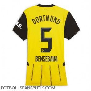 Borussia Dortmund Ramy Bensebaini #5 Replika Hemmatröja Damer 2024-25 Kortärmad